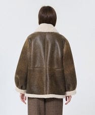 VZUVD22250 TARA JARMON(タラ ジャーモン) ムートンコート チョコレートブラウン