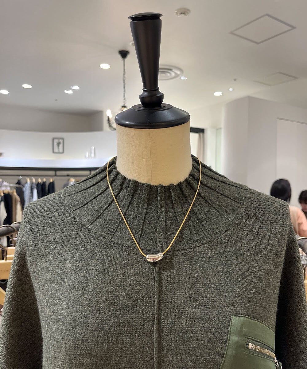 ZM2AE01040 al'aise modulation(アレーズモジュレーション) ニュアンスメタルトップネックレス シルバー