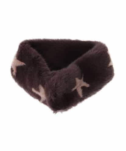 ZM2AE12039 al'aise modulation 星柄フェイクファーティペット