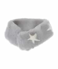 ZM2AE12039 al'aise modulation(アレーズモジュレーション) 星柄フェイクファーティペット ライトグレー