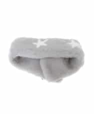 ZM2AE12039 al'aise modulation(アレーズモジュレーション) 星柄フェイクファーティペット ライトグレー