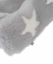 ZM2AE12039 al'aise modulation(アレーズモジュレーション) 星柄フェイクファーティペット ライトグレー