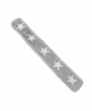 ZM2AE12039 al'aise modulation(アレーズモジュレーション) 星柄フェイクファーティペット ライトグレー