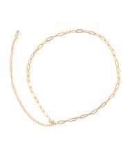 ZM2GQ04039 al'aise modulation(アレーズモジュレーション) チャームネックレス ゴールド