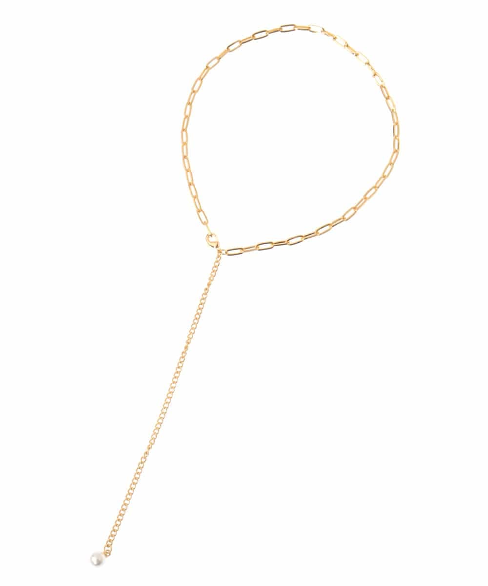 ZM2GQ04039 al'aise modulation(アレーズモジュレーション) チャームネックレス ゴールド