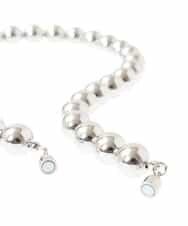 ZM2TD01050 al'aise modulation(アレーズモジュレーション) メタルボールチェーンネックレス シルバー