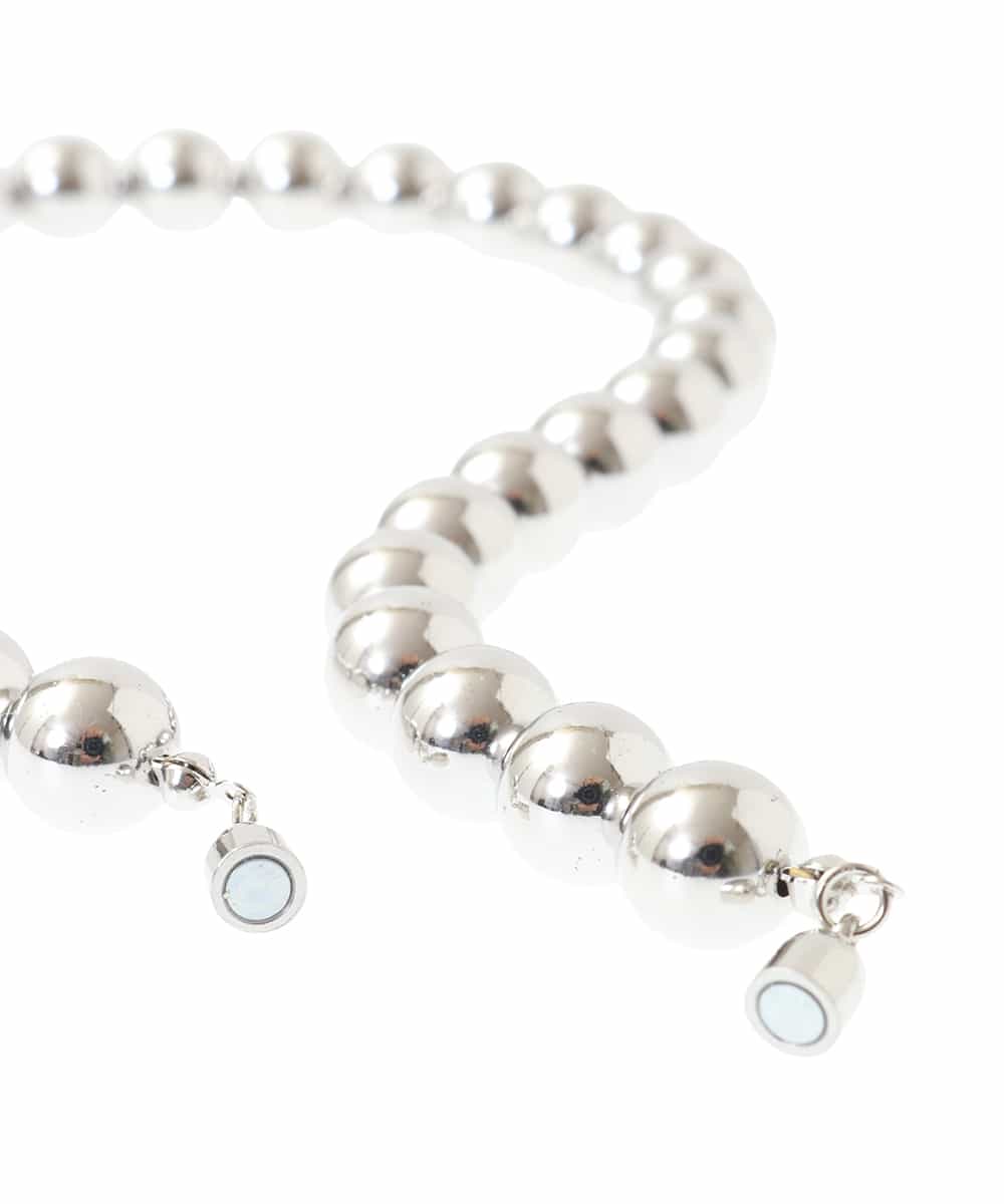 ZM2TD01050 al'aise modulation(アレーズモジュレーション) メタルボールチェーンネックレス シルバー