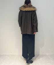 ZM3AE20078 al'aise modulation(アレーズモジュレーション) フェイクファー付け襟 ベージュ