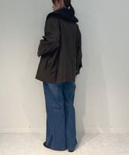 ZM3AE20078 al'aise modulation(アレーズモジュレーション) フェイクファー付け襟 ブラック