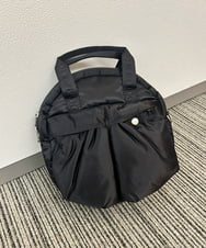 ZM5AE06090 al'aise modulation(アレーズモジュレーション) 【2WAY】ダブルポケットサークルハンドバッグ ブラック