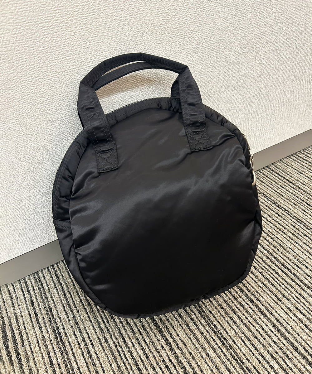 ZM5AE06090 al'aise modulation(アレーズモジュレーション) 【2WAY】ダブルポケットサークルハンドバッグ ブラック