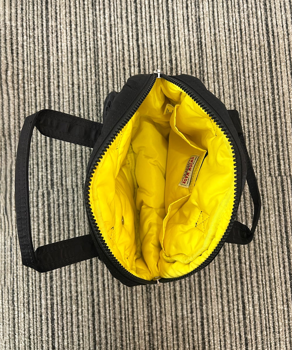 ZM5AE06090 al'aise modulation(アレーズモジュレーション) 【2WAY】ダブルポケットサークルハンドバッグ ブラック