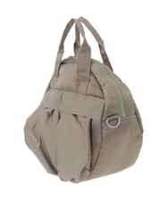 ZM5AE06090 al'aise modulation(アレーズモジュレーション) 【2WAY】ダブルポケットサークルハンドバッグ カーキ