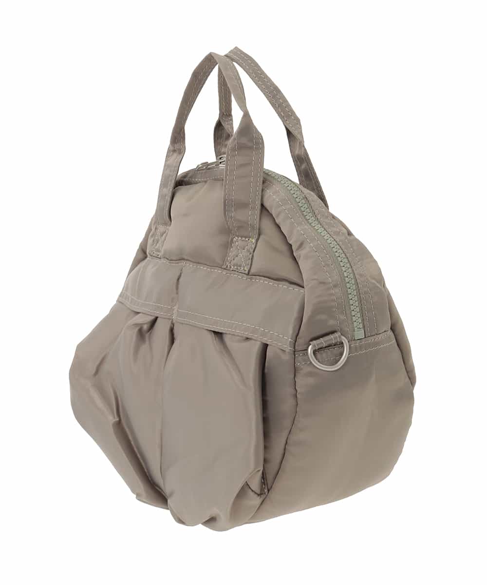 ZM5AE06090 al'aise modulation(アレーズモジュレーション) 【2WAY】ダブルポケットサークルハンドバッグ カーキ