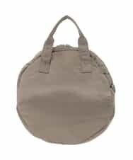 ZM5AE06090 al'aise modulation(アレーズモジュレーション) 【2WAY】ダブルポケットサークルハンドバッグ カーキ