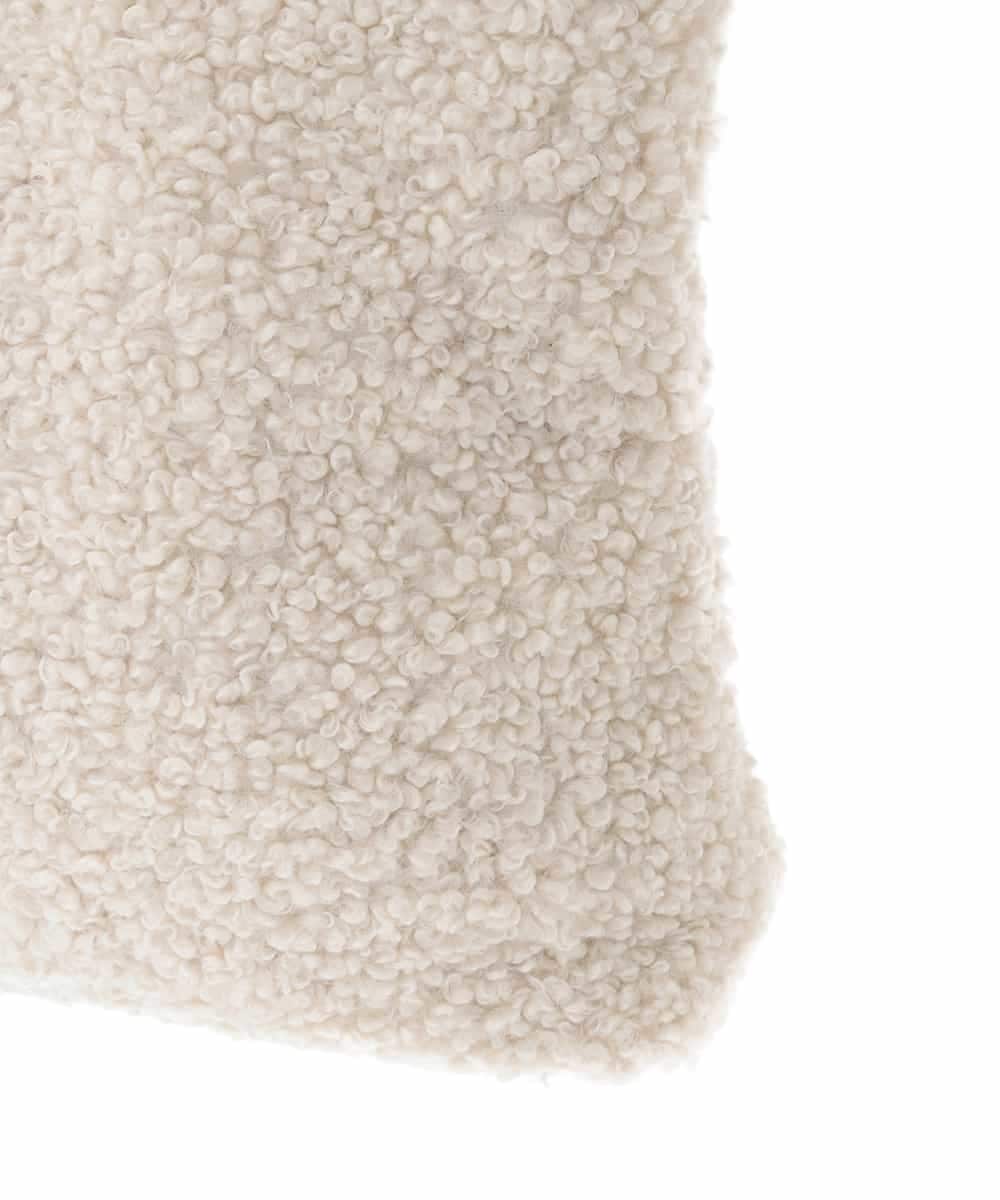 ZM5AE08079 al'aise modulation(アレーズモジュレーション) ボアスクエアトートバッグ ホワイト