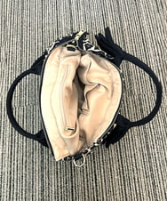 ZM5AE09085 al'aise modulation(アレーズモジュレーション) リボンハンドルレオパードトートバッグ ベージュ