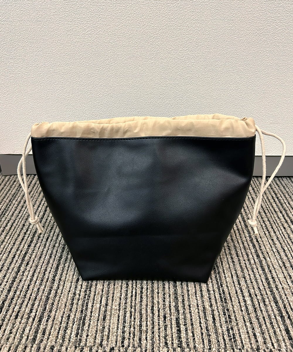 ZM5AE10098 al'aise modulation(アレーズモジュレーション) スエード風パイピングトートバッグ ベージュ