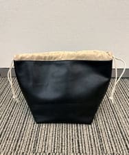 ZM5AE10098 al'aise modulation(アレーズモジュレーション) スエード風パイピングトートバッグ ベージュ