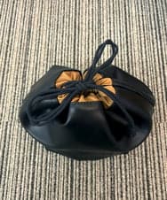 ZM5AE10098 al'aise modulation(アレーズモジュレーション) スエード風パイピングトートバッグ ブラウン