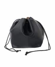 ZM5AE10098 al'aise modulation(アレーズモジュレーション) スエード風パイピングトートバッグ ブラウン