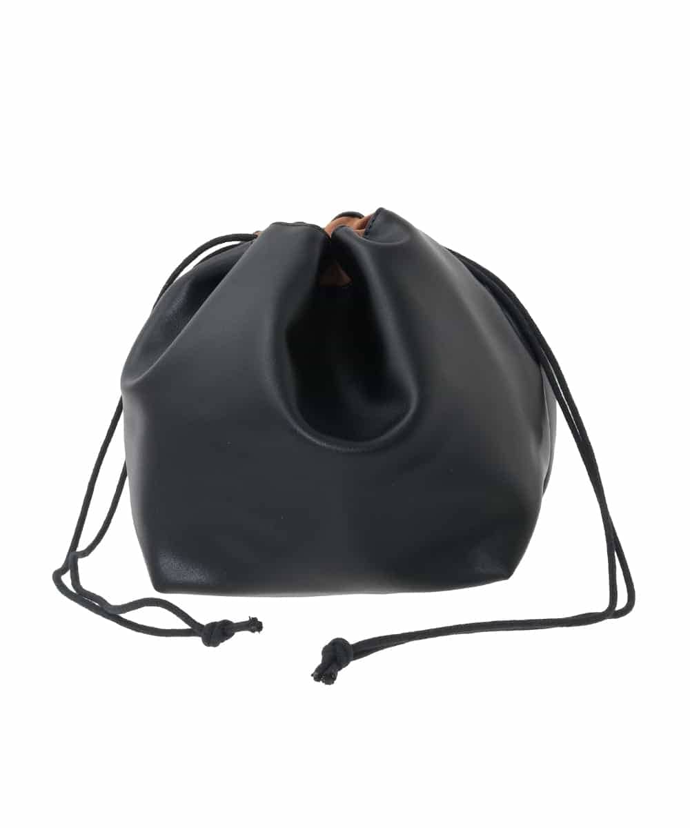 ZM5AE10098 al'aise modulation(アレーズモジュレーション) スエード風パイピングトートバッグ ブラウン