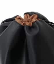 ZM5AE10098 al'aise modulation(アレーズモジュレーション) スエード風パイピングトートバッグ ブラウン