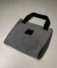 ZM5AE15050 al'aise modulation(アレーズモジュレーション) メタリックフラットスクエアトート シルバー