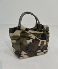 ZM5AE22050 al'aise modulation(アレーズモジュレーション) カモフラージュ×スマイルファーミニハンドバッグ カーキ(カモフラージュ)