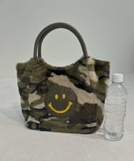 ZM5AE22050 al'aise modulation(アレーズモジュレーション) カモフラージュ×スマイルファーミニハンドバッグ カーキ(カモフラージュ)