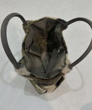 ZM5AE22050 al'aise modulation(アレーズモジュレーション) カモフラージュ×スマイルファーミニハンドバッグ カーキ(カモフラージュ)