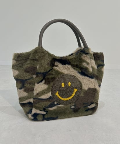ZM5AE22050  カモフラージュ×スマイルファーミニハンドバッグ