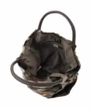 ZM5AE22050 al'aise modulation(アレーズモジュレーション) カモフラージュ×スマイルファーミニハンドバッグ カーキ(カモフラージュ)