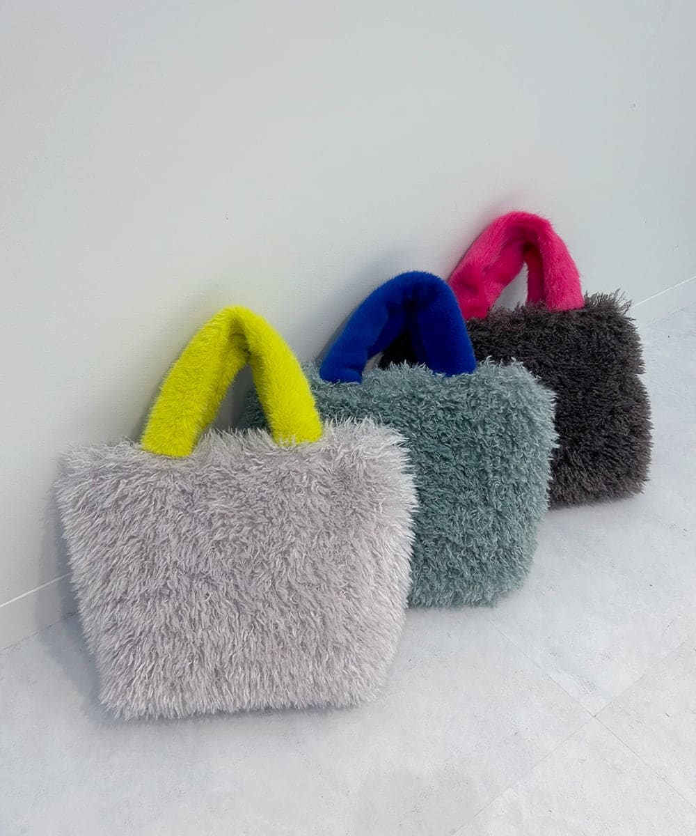 ZM5AE26050 al'aise modulation(アレーズモジュレーション) カラーファーミニトートバッグ アイボリー(イエロー)