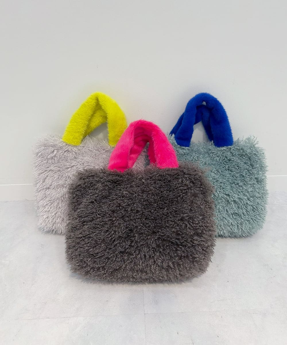 ZM5AE26050 al'aise modulation(アレーズモジュレーション) カラーファーミニトートバッグ アイボリー(イエロー)