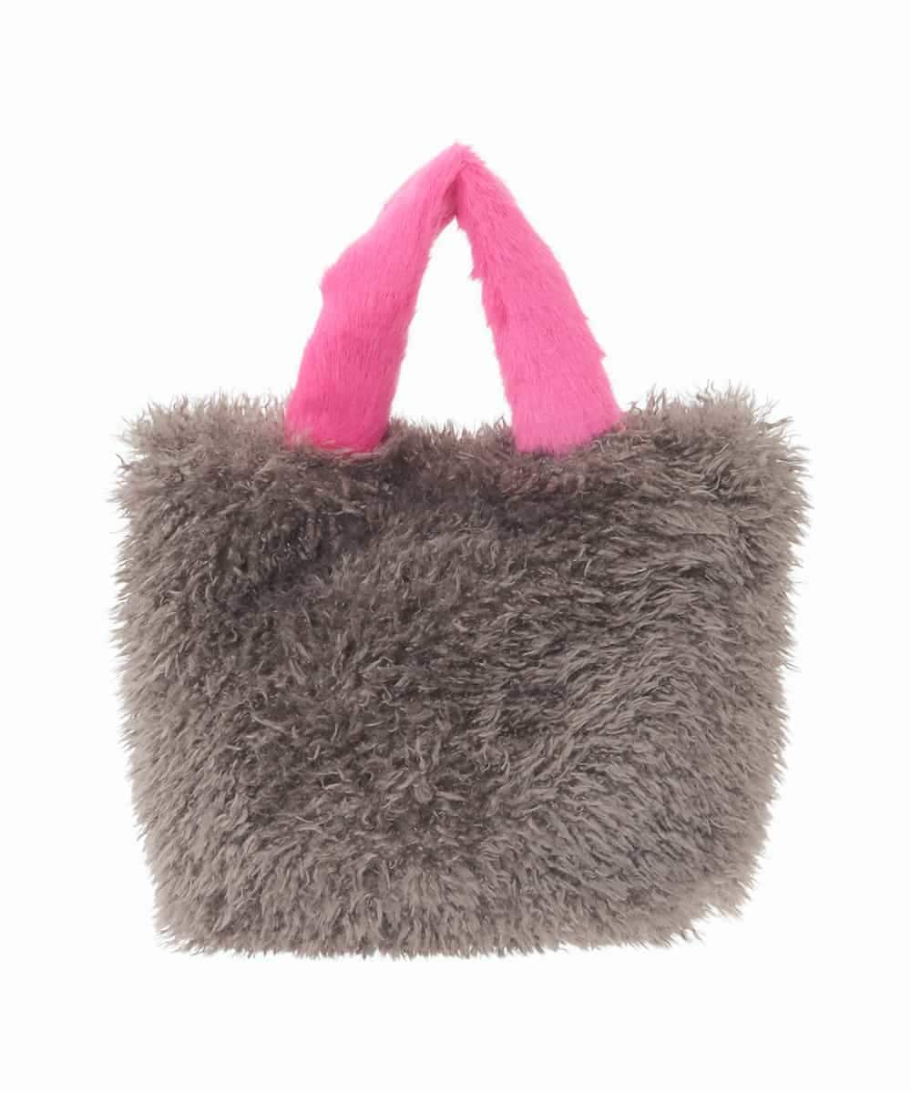 ZM5AE26050 al'aise modulation(アレーズモジュレーション) カラーファーミニトートバッグ ブラウン(ピンク)