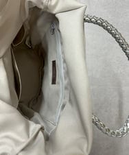 ZM5GB20080 al'aise modulation(アレーズモジュレーション) フェイクレザーメッシュハンドバッグ シルバー