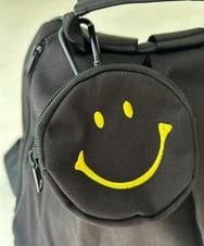 ZM5GB25070 al'aise modulation(アレーズモジュレーション) SMILEYポーチ付コンパクトリュック ブラック