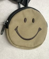 ZM5GB26060 al'aise modulation(アレーズモジュレーション) SMILEYポーチ付ボディバッグ ベージュ