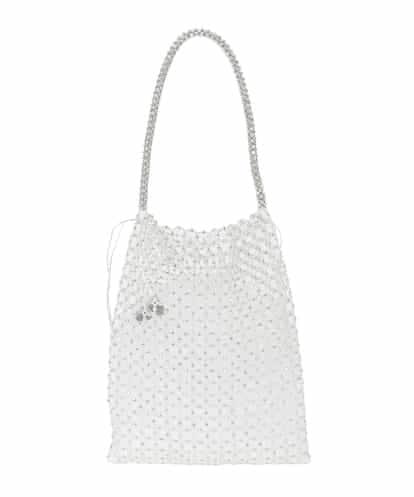 ZM5GE01138 al'aise modulation グラスビーズメッシュバッグ