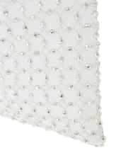 ZM5GE01138 al'aise modulation(アレーズモジュレーション) グラスビーズメッシュバッグ シルバー