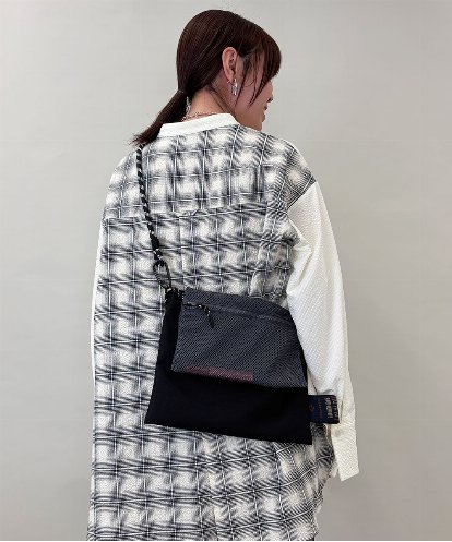 ZM5GE02046 al'aise modulation 【3WAY】2連サコッシュバッグ