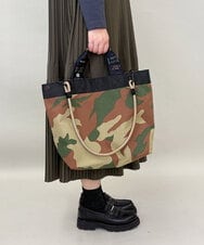 ZM5GE03060 al'aise modulation(アレーズモジュレーション) 【3WAY】ダブルハンドルバッグ カーキ