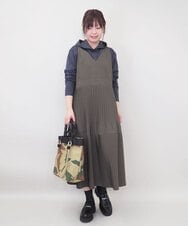 ZM5GE03060 al'aise modulation(アレーズモジュレーション) 【3WAY】ダブルハンドルバッグ カーキ