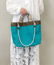 ZM5GE03060 al'aise modulation(アレーズモジュレーション) 【3WAY】ダブルハンドルバッグ ブルー