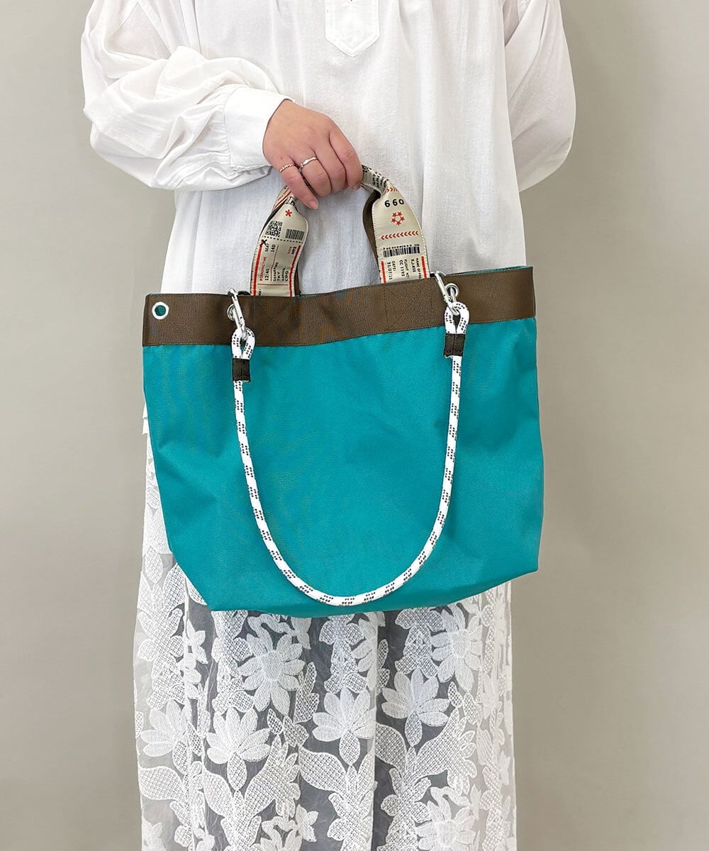 ZM5GE03060 al'aise modulation(アレーズモジュレーション) 【3WAY】ダブルハンドルバッグ ブルー