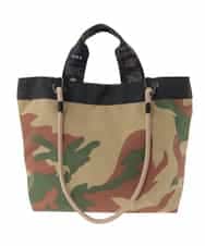 ZM5GE03060 al'aise modulation(アレーズモジュレーション) 【3WAY】ダブルハンドルバッグ カーキ