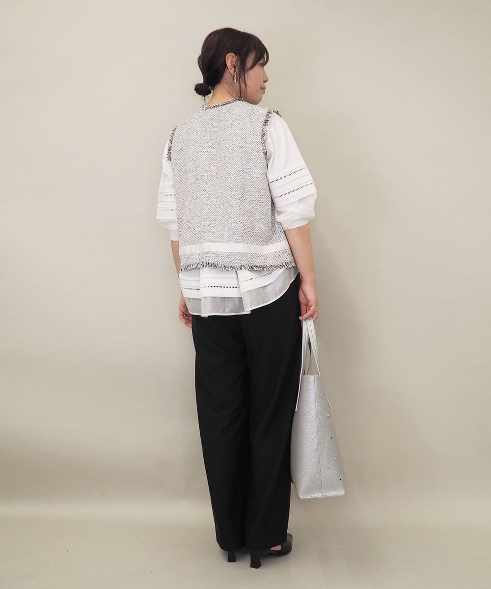 ZM5GE04060 al'aise modulation(アレーズモジュレーション) スターポイントデザイントートバッグ シルバー