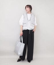 ZM5GE04060 al'aise modulation(アレーズモジュレーション) スターポイントデザイントートバッグ シルバー