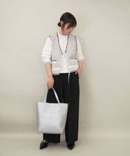 ZM5GE04060 al'aise modulation(アレーズモジュレーション) スターポイントデザイントートバッグ シルバー